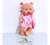 NINES D'ONIL Pepote PEPOTES 28Cm Muñeca Perfumada Colección Vinilo Mini Reborn