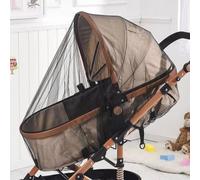 NINESPRING Mosquitera Carrito Bebe Universal,Mosquitera para Carro Bebe,Mosquitera Red Anti-Insectos Universal, Silla de Paseo y Cuna de Viaje,Lavable,Negro