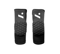 ninesquared Coderas técnicas voleibol protectoras transpirables elásticas unisex 1 par (negro, S-M)