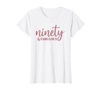Ninety & Fabulous, 90 años para Mujer, para su 90 cumpleaños Camiseta
