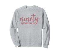 Ninety & Fabulous, 90 años para Mujer, para su 90 cumpleaños Sudadera