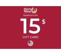 Ninety Nine Restaurant & Pub Gift Card 15 USD Key - UNITED STATES