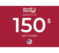 Ninety Nine Restaurant & Pub Gift Card 150 USD Key - UNITED STATES