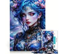 NINFA encantada de Las Profundidades, Rompecabezas de 1000 Piezas para Adultos, Regalos, Mejora de la Memoria, Tiempo Libre, Arte de Pared con Corte preciso (38x52cm)