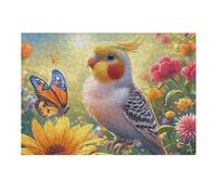 NINFA Rama de Girasol Puzzle 300 Piezas Cartón Blanco Premium para Coleccionistas Bestias fantásticas Entrenamiento Memoria Hobby Colección Regalo Original 300 PCS