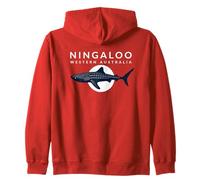 Ningaloo Australia Occidental Tiburón Ballena Atardecer Sudadera con Capucha