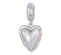NINGAN 925 Colgante Charms De Amor Aurora De Charms De Plata Esterlina, Pulsera De Tiempo Femenina, Colgante De Collar De Charms, JoyeríA De Regalo De San Valentín