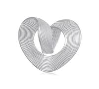 NINGAN 925 Colgante De Plata Esterlina Eternal Heart Pearl Pulsera Femenina Collar Colgante De Perlas Regalo De San Valentín Joyas