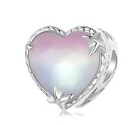 NINGAN 925 Plata De Ley Charms Aurora Sueño Mariposa Pulsera De Cuentas, Collar De Charms Colgante Charm, JoyeríA De Regalo De San Valentín