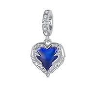 NINGAN 925 Plata De Ley Zafiro NiñA De Baile Encantos Para Las Mujeres Collar De Vacaciones Regalo De CumpleañOs