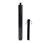 NINGANME Extensor de Taco de Billar de 10 Pulgadas en Fibra de Carbono, Accesorio de extensión para la Parte Trasera del Taco de Pool con diseño de instalación rápida, Ideal para la