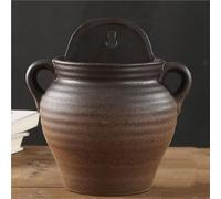 NingBright Macetas Divertidas Macetas de cerámica montadas en la Cara for decoración Pared, for Plantas Interior y Exterior Decoración para el Porche(E,with Holes)