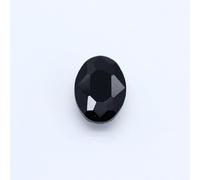 NingPower 80 Piezas Diamantes De Imitación Ovalados, Múltiples Facetas, Base Puntiaguda, Artificiales Cristales Gemas, Pedrería para Proyectos De Manualidades, Accesorios De Coser, 6mm X 8mm, Negro