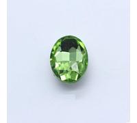 NingPower 80 Piezas Diamantes De Imitación Ovalados, Múltiples Facetas, Base Puntiaguda, Gema De Cristal Artificial, Adecuado para Proyectos De Manualidades, Accesorios De Coser, 6mm X 8mm, Verde