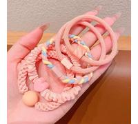 NingPower Lazos Para Cabello A Granel 25 Piezas, Soportes Para Coletas, Elásticos Cabello Para Mujer, Bandas Elásticas Para Cabello Largo, Naranja