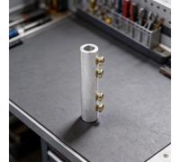 Ningún bloque de terminales de aluminio del conector de la presión para el alambre de 16-25m m con la solución eficiente del cableado del final de plata del tubo del encogimiento del calor (B)