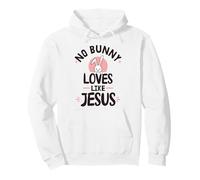 Ningún Conejito ama como Jesús Sudadera con Capucha