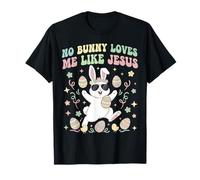 Ningún Conejo me ama como Jesús, Divertido Conejo Bailando Camiseta