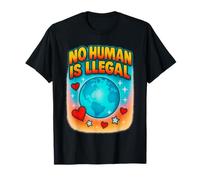 Ningún Humano es un diseño de declaración de inmigración de Derechos ilegales Camiseta