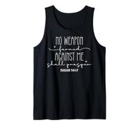 Ninguna Arma Forjada contra Mí Prosperará Camiseta sin Mangas