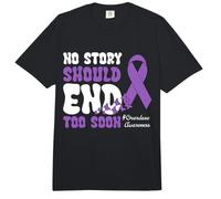 Ninguna Historia debería terminar Demasiado Pronto Cinta de Conciencia sobre Sobredosis Comfort Colors Adult Heavyweight T-Shirt