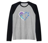 Ninguna Historia debería terminar Demasiado Pronto: Conciencia sobre la prevención del Suicidio Camiseta Manga Raglan