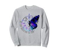 Ninguna historia debería terminar demasiado pronto Mariposa de conciencia sobre el suicidio Sudadera