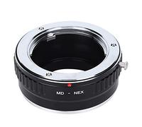 NinGYiYan Anillo adaptador de lente de enfoque manual, aleación de aluminio, anodizado, duradero, para montaje EF a E, control de apertura, enfoque infinito