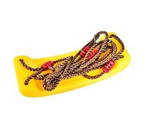 NinGYiYan Asiento de Columpio doblado de plástico para niños al Aire, Duradero para Patio Trasero, diseño ergonómico para jardín de Infantes, Juego de Columpio Seguro y cómodo (Amarillo)