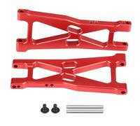 NinGYiYan Brazos de suspensión inferiores traseros para coche RC, aleación de aluminio CNC, para HIMOTO E10XB E10XBL E10DB E10DBL E10SC E10SCL piezas de actualización a escala (33203R rojo)