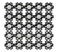 NinGYiYan Cuentas de lámpara LED de alta potencia de 3 W, chips de diodo emisor, resistentes, duraderas, larga vida útil, fácil disipación del calor, iluminación versátil (520-525 NM)