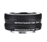 NinGYiYan Juego de Tubos de extensión Macro automáticos para fotografía Macro, construcción de Metal, Compatible con cámaras DSLR, Tubos de 10 mm y 16 mm para Primeros Planos (DG-F U)