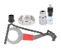 NinGYiYan Kit de herramientas para bicicleta, llave de pedalier 3 en 1, extractor de volante, extractor de eslabones de cadena, extractor de manivela, para reparación y