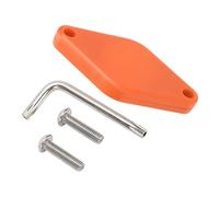 NinGYiYan Localizador de montaje oculto para bicicleta, antirrobo, soporte ABS fácil de instalar, carcasa moldeada de precisión, sistema portátil de dos piezas para bicicletas (naranja)