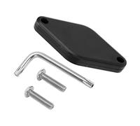 NinGYiYan Localizador de montaje oculto para bicicleta, antirrobo, soporte ABS fácil de instalar, carcasa moldeada de precisión, sistema portátil de dos piezas para bicicletas (negro)