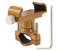 NinGYiYan Soporte de Teléfono para Smartphones, Aleación de Aluminio, Rotación 360, Agarre Ajustable 60-100 mm, Soporte para Manillar 20-35 mm, Almohadilla de Silicona