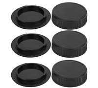 NinGYiYan Tapa Antipolvo para cámara, para Montura Pentax PK, Cubierta Trasera de Lente, Tapa Frontal para el Cuerpo, plástico Duro de, Duradero, Ligero, portátil, Profesional,