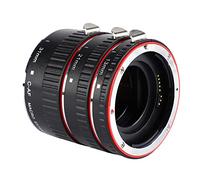 NinGYiYan Tubos de extensión Macro, Kit de Anillos de Primer Plano de Metal para cámaras DSLR, Compatible con TTL de Enfoque automático, Juego de 13 mm, 21 mm y 31 mm para