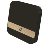 NINHFTDROU Camara Timbre inalambrica Timbre de Puerta inalámbrico Inteligente con WiFi, Receptor de Timbre con vídeo Ding-Dong, Altavoz Ajustable de 4 volúmenes, CA 90~250 V (Reino Unido)