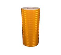 NINHFTDROU Cinta reflectante fluorescente Cinta de Advertencia Reflectante Autoadhesiva Alta Visibilidad 40cm x 45m Multicolor(Yellow)