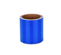 NINHFTDROU Cinta reflectante fluorescente Cinta Reflectante de Seguridad PVC Autoadhesiva Multicolor 10cm x (3-45) m(Blue,10cm x 3m)