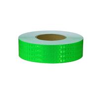 NINHFTDROU Cinta reflectante fluorescente Cinta Reflectante Multicolor 2 Pulgadas X 164 Pies(Green)