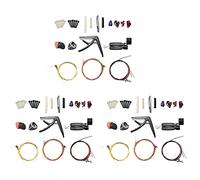 Niniang 102 piezas serie de accesorios para guitarra, incluyendo mediadores de guitarra, capo, cadena carrete