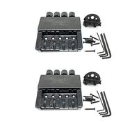 Niniang 2 Set 4 Cuerdas Sistema de Puente de Guitarra Bajo Sin Cabeza Pieza de Bajo Eléctrico