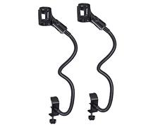 Niniang 2 unids micrófono soporte ajustable cuello de cisne flexible soportes de escritorio pinza de escritorio equipo de grabación para reunión