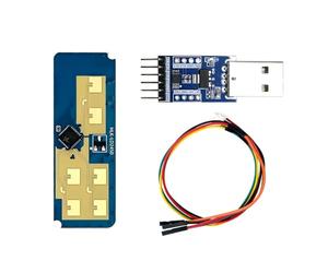 Niniang 24G HLK-LD2450 Módulo de Sensor Radar de Seguimiento de Movimientos Humanos de Ondas Milímétricas LD2450 Distancia de Detección 8M Casa Inteligente B