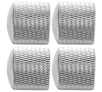 Niniang 24x Botón de volumen bajo para guitarra eléctrica cuerda potenciómetro botón aleación de zinc