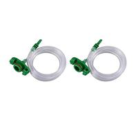 Niniang 2X 30CC-50CC Plástico Transparente Aire Tubage Pegamento Dispensador Jeringa Adaptador