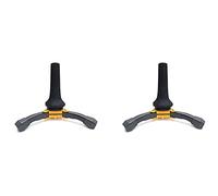 Niniang 2X plegable portátil saxofón soporte soporte instrumento trompeta para soprano clarinete flauta soporte instrumento de viento