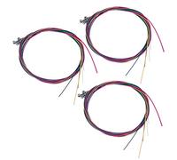 Niniang 3X 6 piezas series/conjunto de guitarra acústica cadena de repuesto cadena de acero para instrumentos musicales accesorio de guitarra baja eléctrica